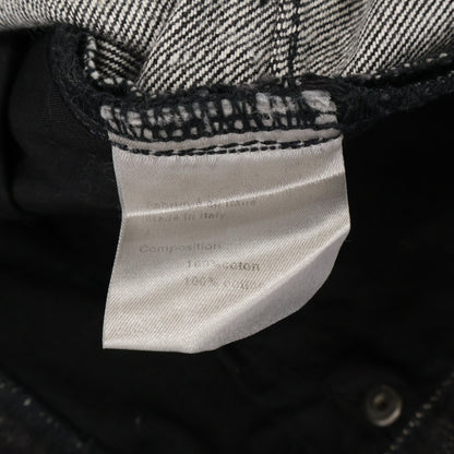 DIOR ディオール 【新品同様】04SS 4EH1018686 エディ期 Strip デストロイ加工 コーティング ボタンフライ デニムパンツ ボトムス