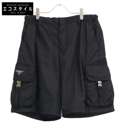 PRADA プラダ 【国内正規/23年製】SPH156 Re-Nylon トライアングルロゴプレート バミューダ カーゴ ショートパンツ ボトムス
