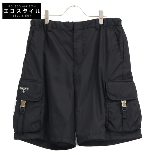 PRADA プラダ 【国内正規/23年製】SPH156 Re-Nylon トライアングルロゴプレート バミューダ カーゴ ショートパンツ ボトムス