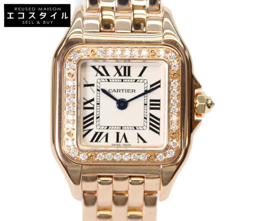 Cartier カルティエ WJPN0015 AU750 PG パンテール ドゥ カルティエ SM QZ 腕時計