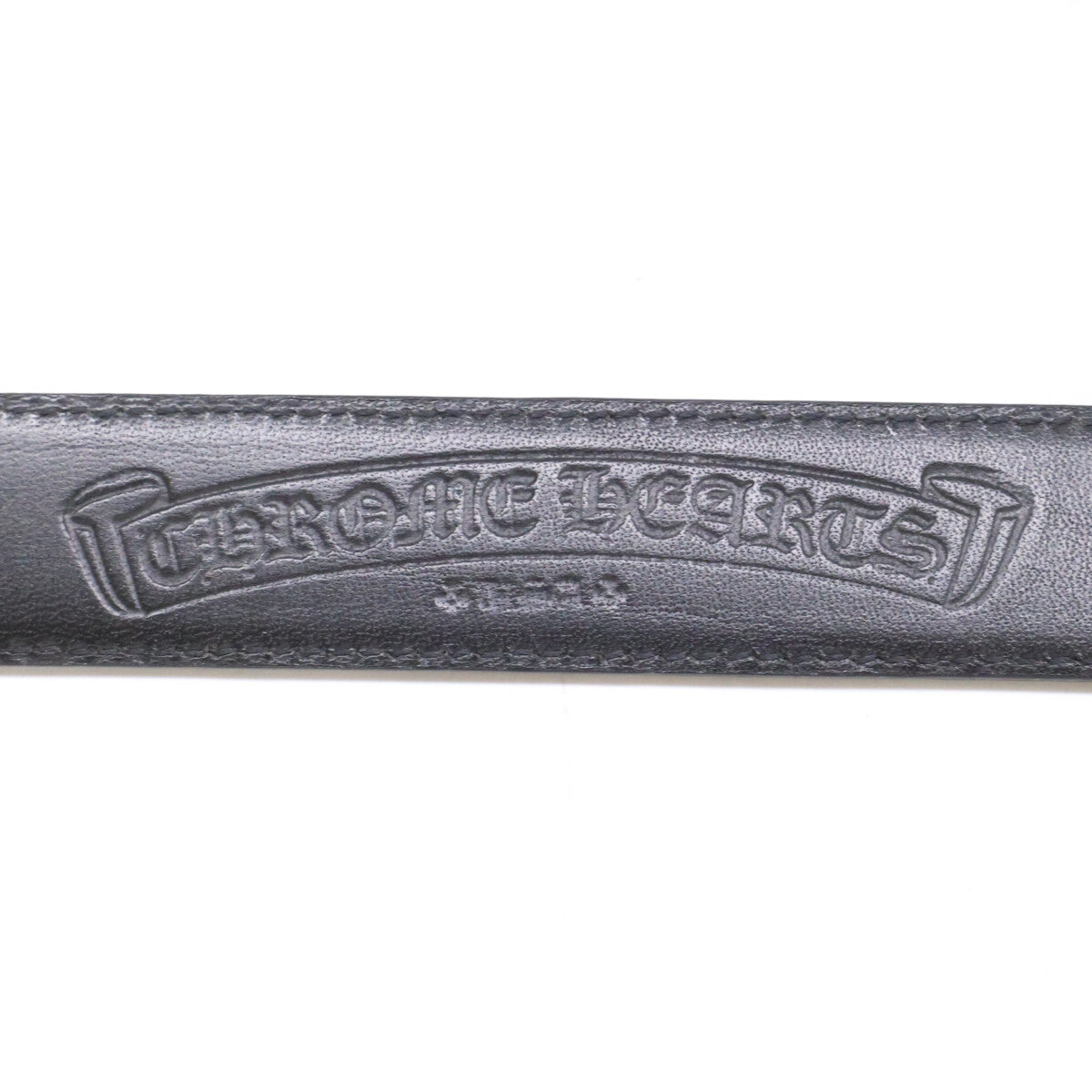 Chrome hearts クロムハーツ クラシックオーバルクロスバックル ホースシューリベット レザー ベルト