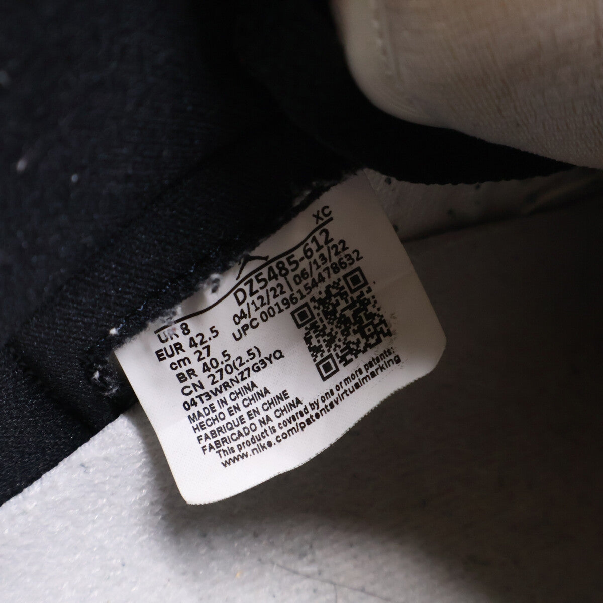NIKE ナイキ DZ5485-612 AIR JORDAN 1 RETRO HIGH OG エアジョーダン1 レトロ ハイOG ハイカットスニーカー シューズ