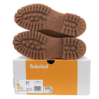 Timberland ティンバーランド 美品 イエロー 6インチ プレミアム ウォータープルーフ ブーツ シューズ メンズ ウィート 8 1/2 110061 シューズ