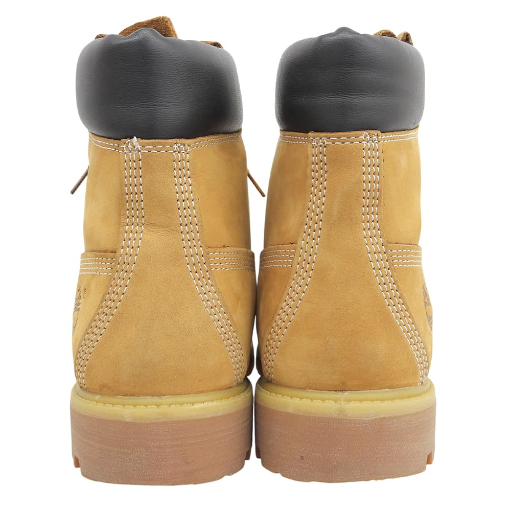 Timberland ティンバーランド 美品 イエロー 6インチ プレミアム ウォータープルーフ ブーツ シューズ メンズ ウィート 8 1/2 110061 シューズ
