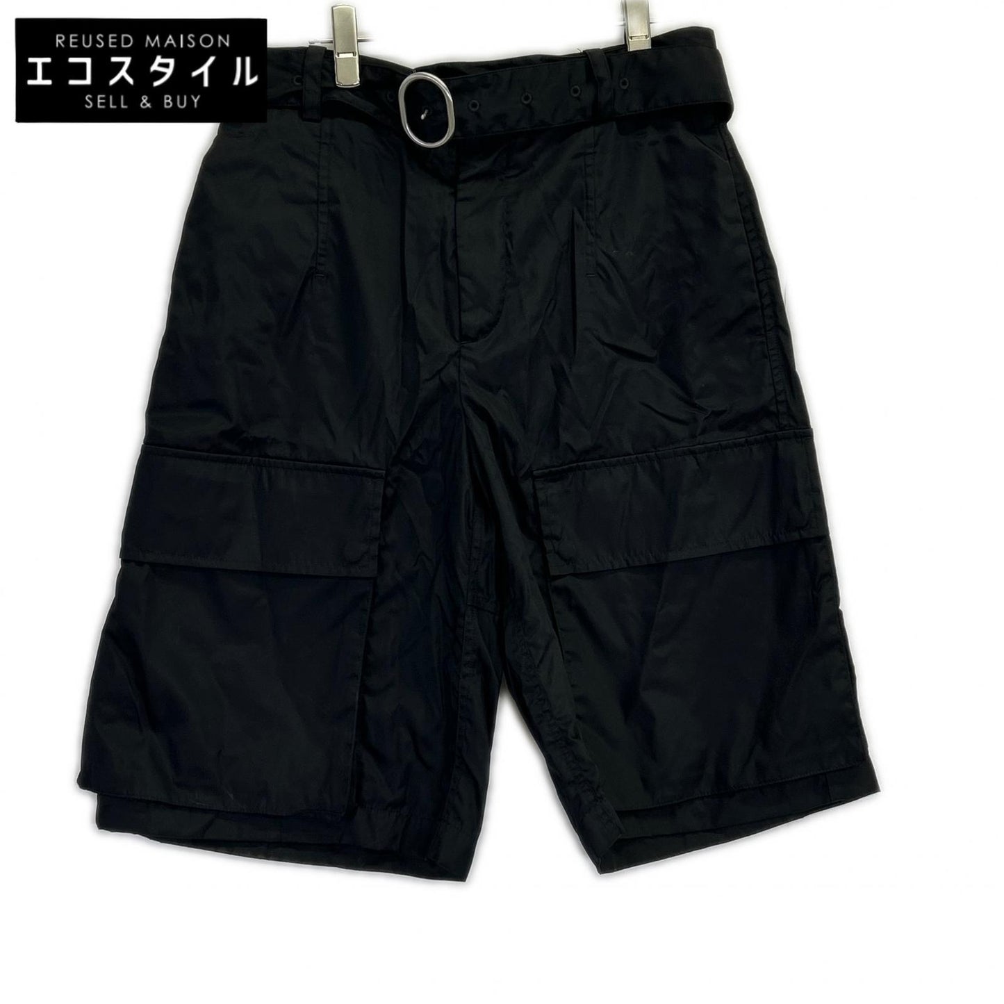 JILSANDER ジルサンダー 【国内正規/25SS】J22KA0262 ナイロン ベルト付 カーゴ ショートパンツ ボトムス
