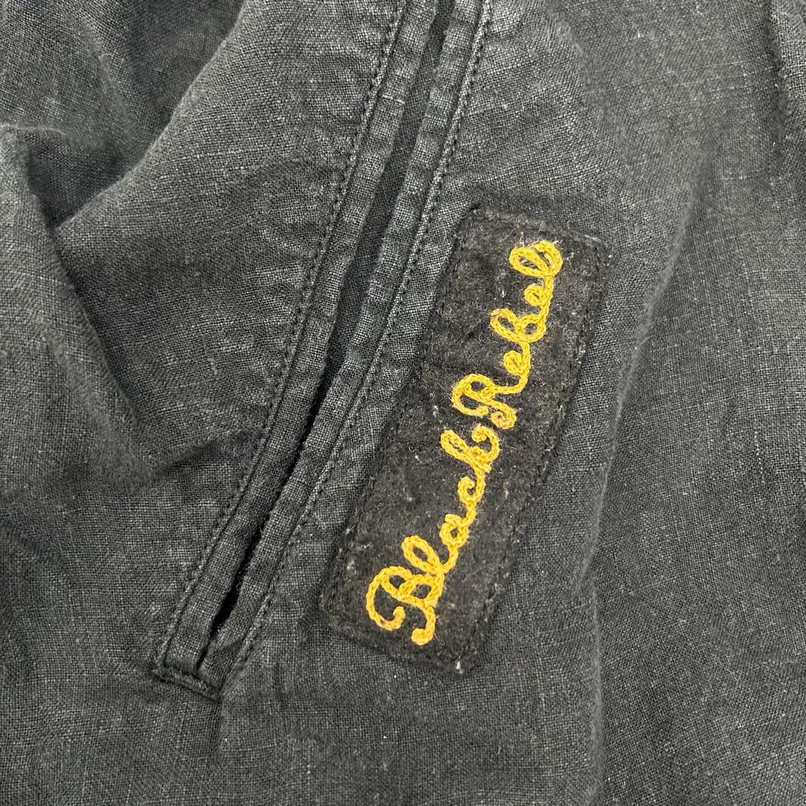 RUDE GALLERY BLACK REBEL ルードギャラリーブラックレーベル 20SS ブラック リネン スワロースーベニア ジャケット ジャケット
