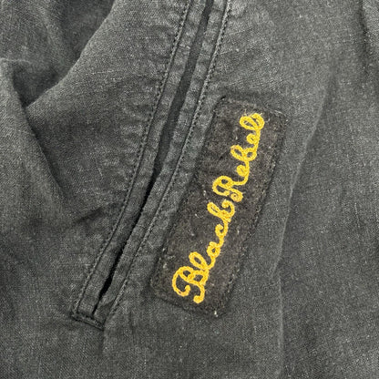 RUDE GALLERY BLACK REBEL ルードギャラリーブラックレーベル 20SS ブラック リネン スワロースーベニア ジャケット ジャケット