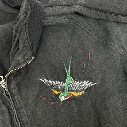 RUDE GALLERY BLACK REBEL ルードギャラリーブラックレーベル 20SS ブラック リネン スワロースーベニア ジャケット ジャケット