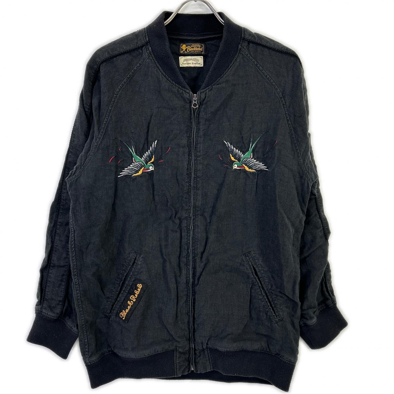 RUDE GALLERY BLACK REBEL ルードギャラリーブラックレーベル 20SS ブラック リネン スワロースーベニア ジャケット ジャケット