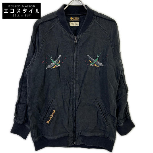 RUDE GALLERY BLACK REBEL ルードギャラリーブラックレーベル 20SS ブラック リネン スワロースーベニア ジャケット ジャケット