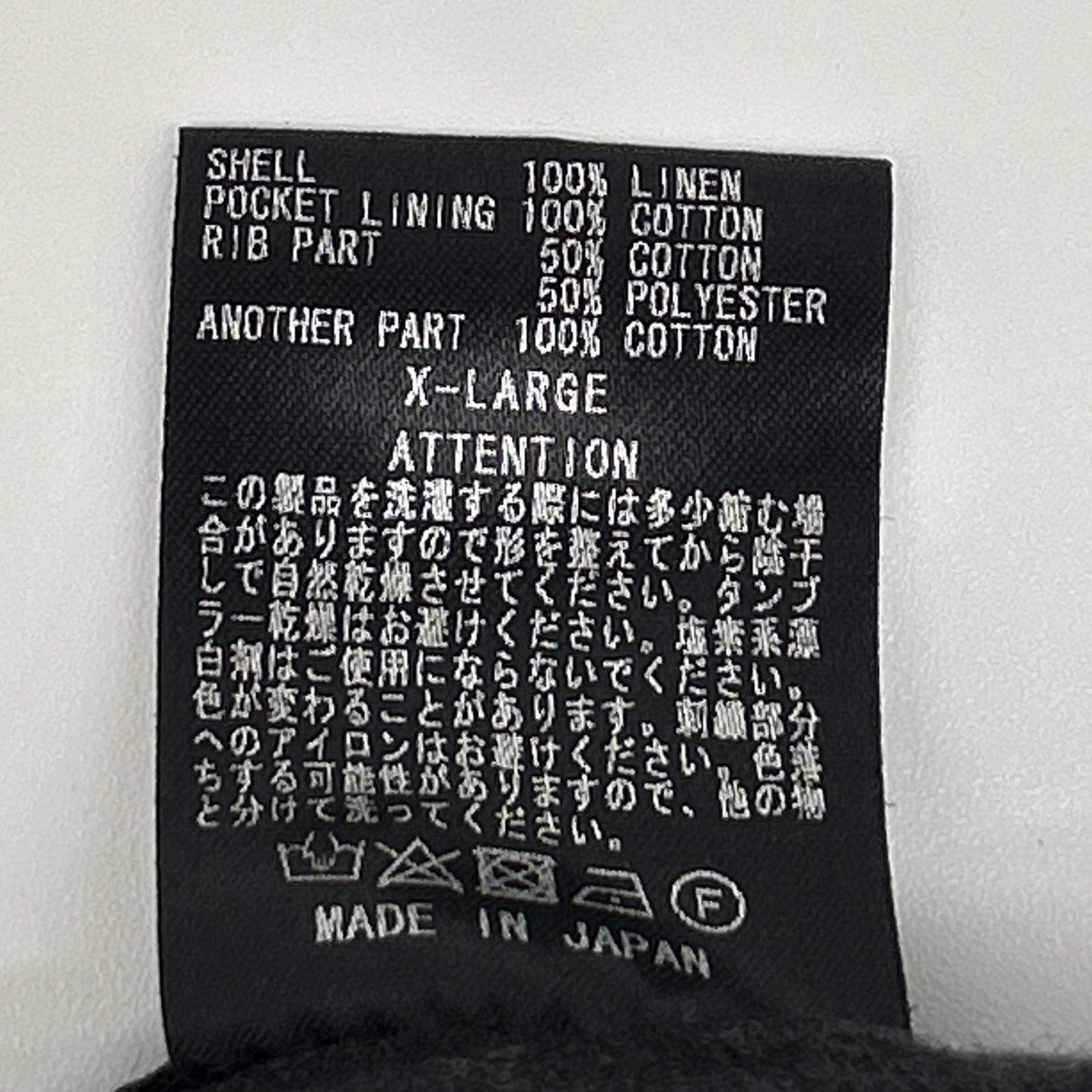 RUDE GALLERY BLACK REBEL ルードギャラリーブラックレーベル 20SS ブラック リネン スワロースーベニア ジャケット ジャケット
