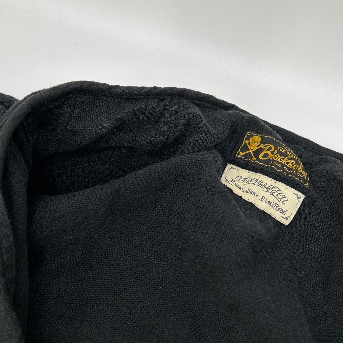 RUDE GALLERY BLACK REBEL ルードギャラリーブラックレーベル 20SS ブラック リネン スワロースーベニア ジャケット ジャケット