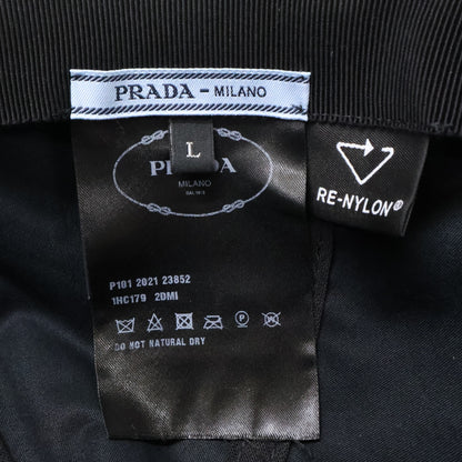 PRADA プラダ 1HC179 2DMI ロゴ刺繍 ナイロン キャップ 帽子