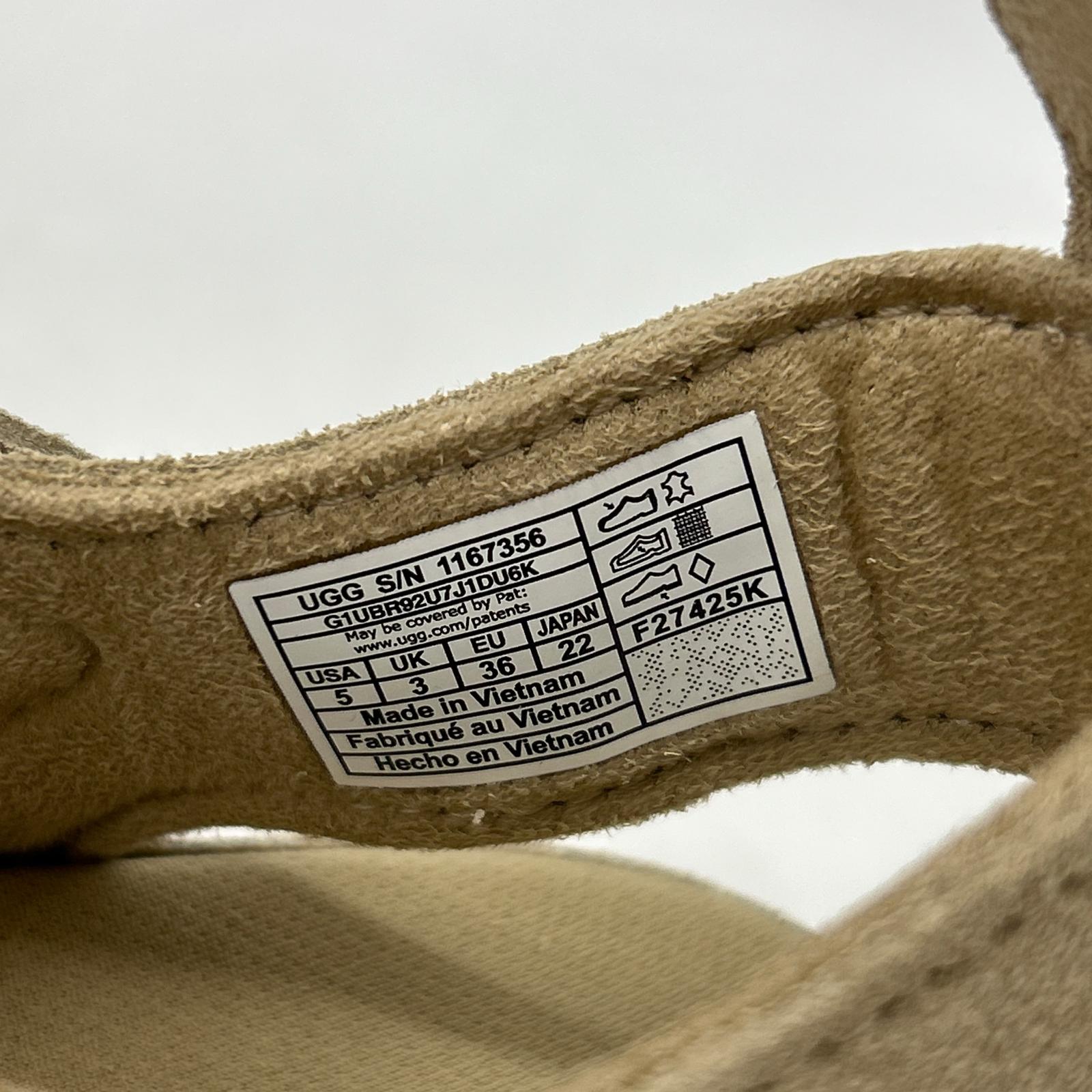 UGG アグ 【美品】1167356 Goldenstar Hi ゴールデンスター ハイ プラットフォーム サンダル シューズ