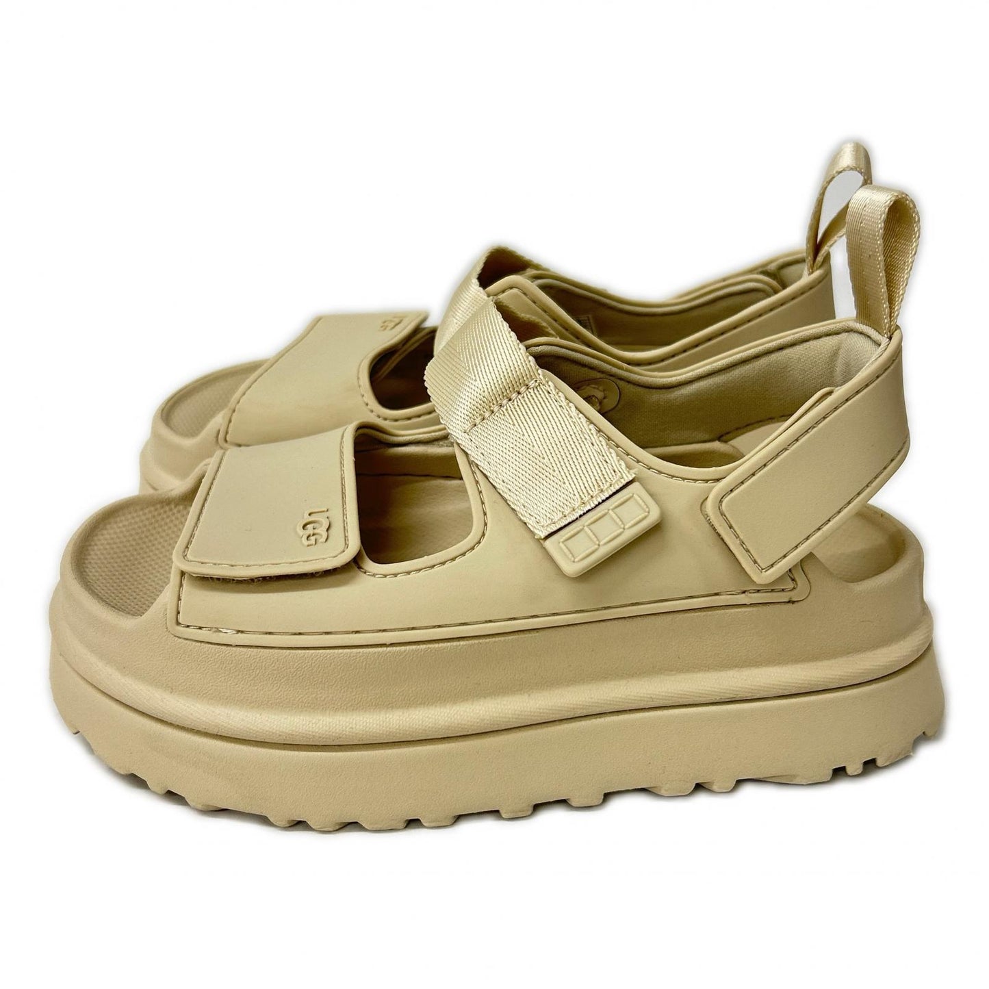 UGG アグ 【美品】1152685 GoldenGlow ゴールデングロウ プラットフォームソール サンダル シューズ