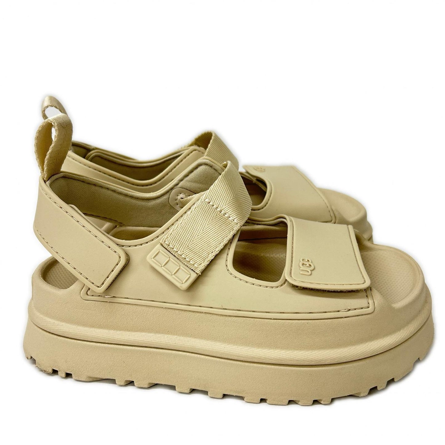 UGG アグ 【美品】1152685 GoldenGlow ゴールデングロウ プラットフォームソール サンダル シューズ