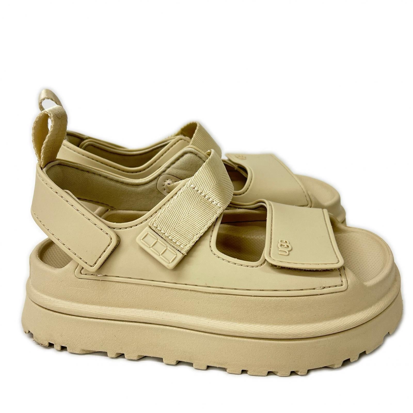 UGG アグ 【美品】1152685 GoldenGlow ゴールデングロウ プラットフォームソール サンダル シューズ