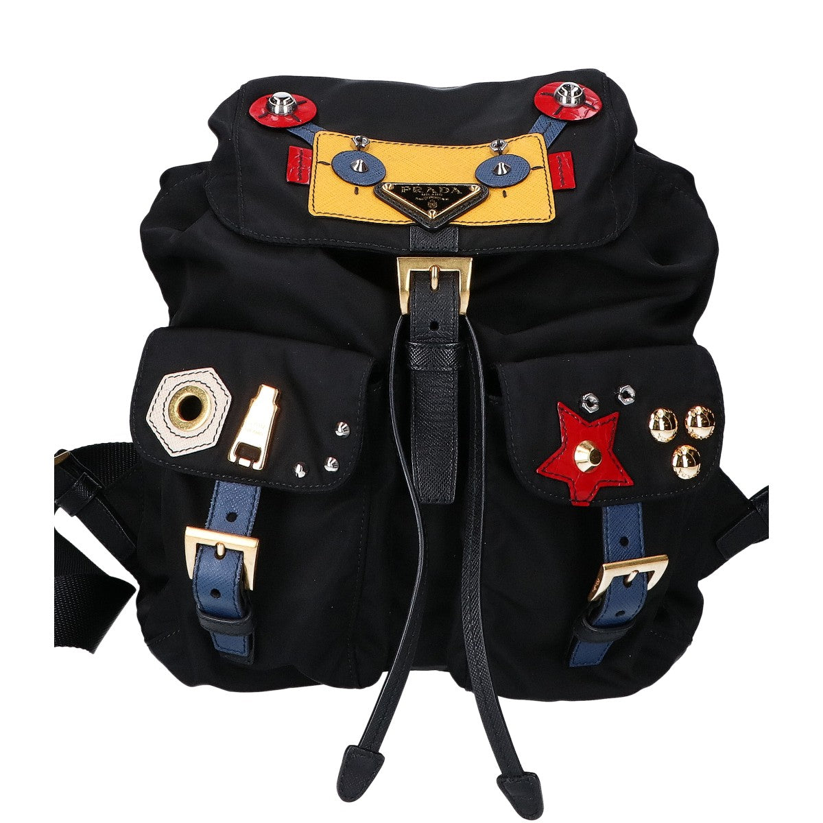 PRADA プラダ 1BZ677 テスートナイロン ロボットモチーフ リュック バックパック リュック バックパック