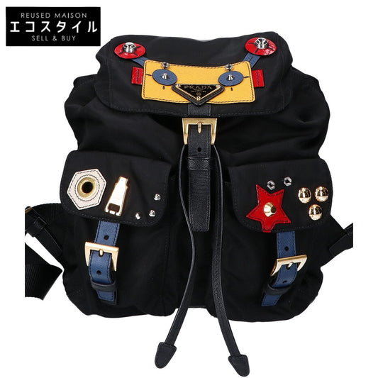 PRADA プラダ 1BZ677 テスートナイロン ロボットモチーフ リュック バックパック リュック バックパック
