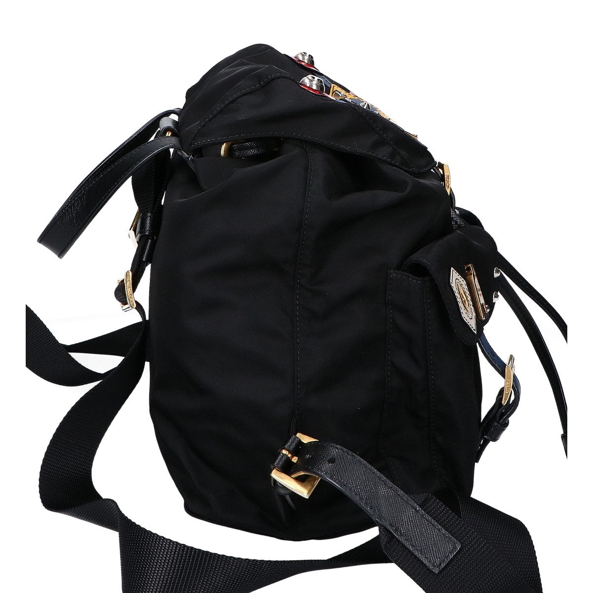 PRADA プラダ 1BZ677 テスートナイロン ロボットモチーフ リュック バックパック リュック バックパック