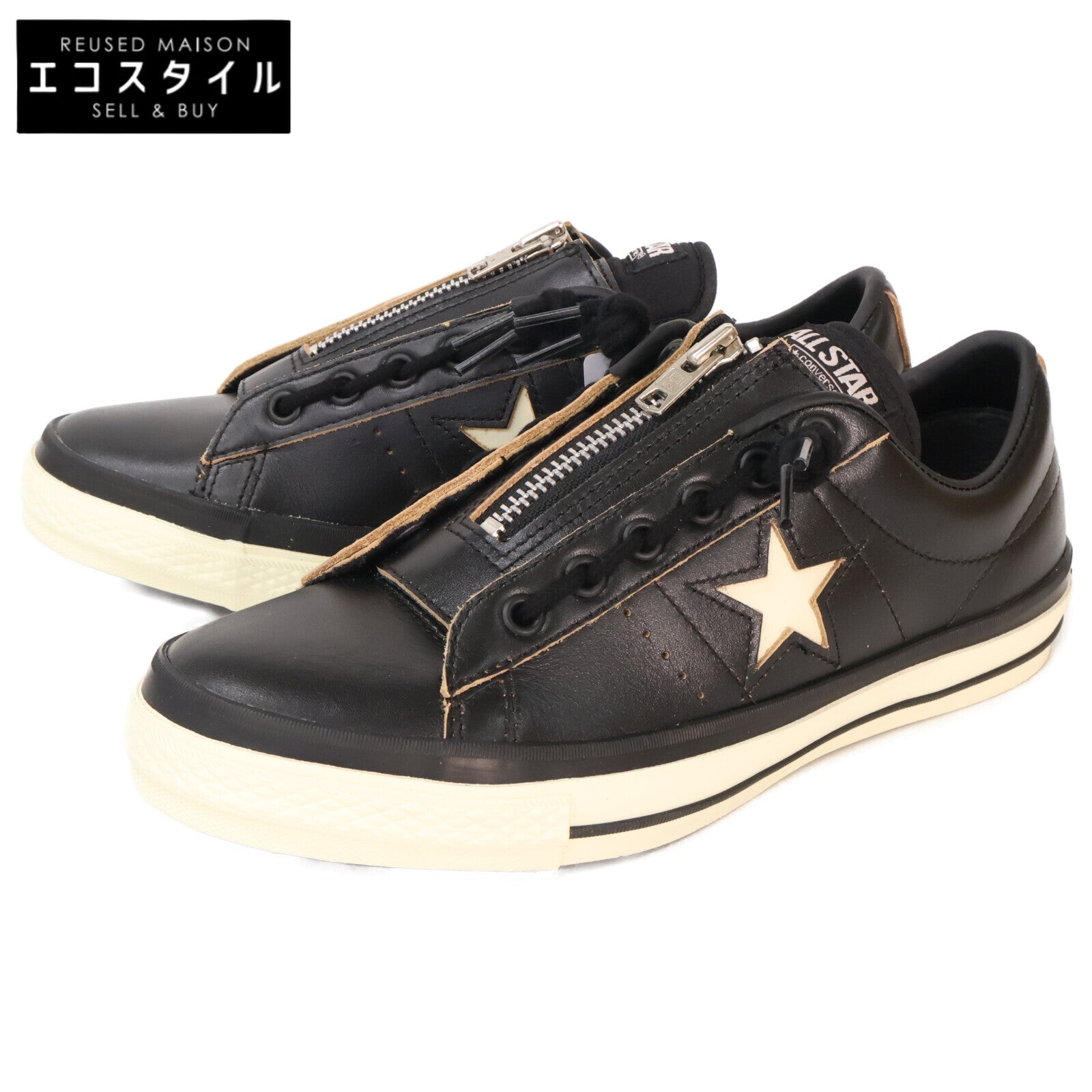 schott ショット x CONVERSE コンバース 【新品未使用】1AD062 ONE STAR Z ワンスターZ レザー ローカット スニーカー シューズ