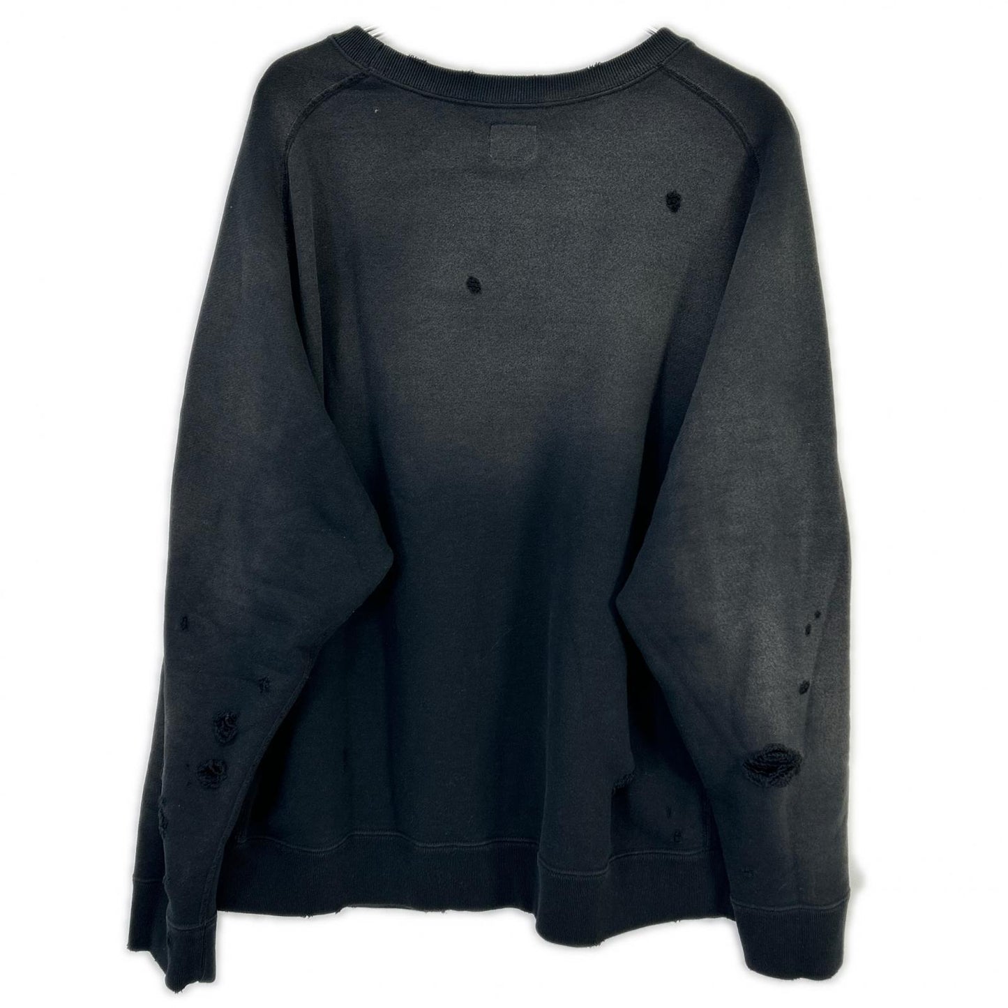 needles ニードルズ 25AW RW336 ブラック DECONSTRUCTED SWEAT SHIRT スウェットトレーナー トップス