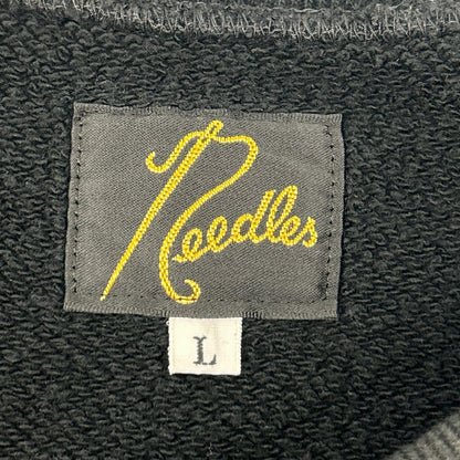 needles ニードルズ 25AW RW336 ブラック DECONSTRUCTED SWEAT SHIRT スウェットトレーナー トップス