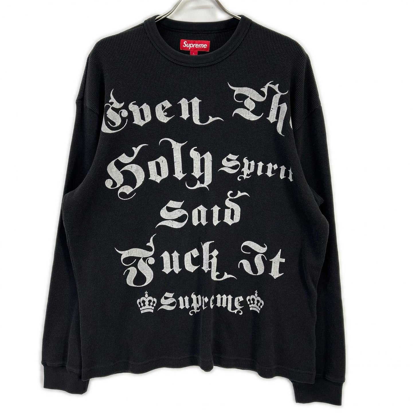 Supreme シュプリーム 25FW ブラック Angel Thermal トップス