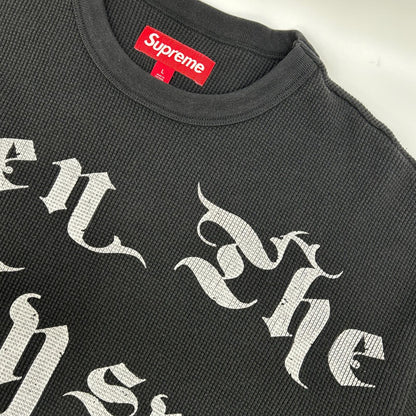 Supreme シュプリーム 25FW ブラック Angel Thermal トップス