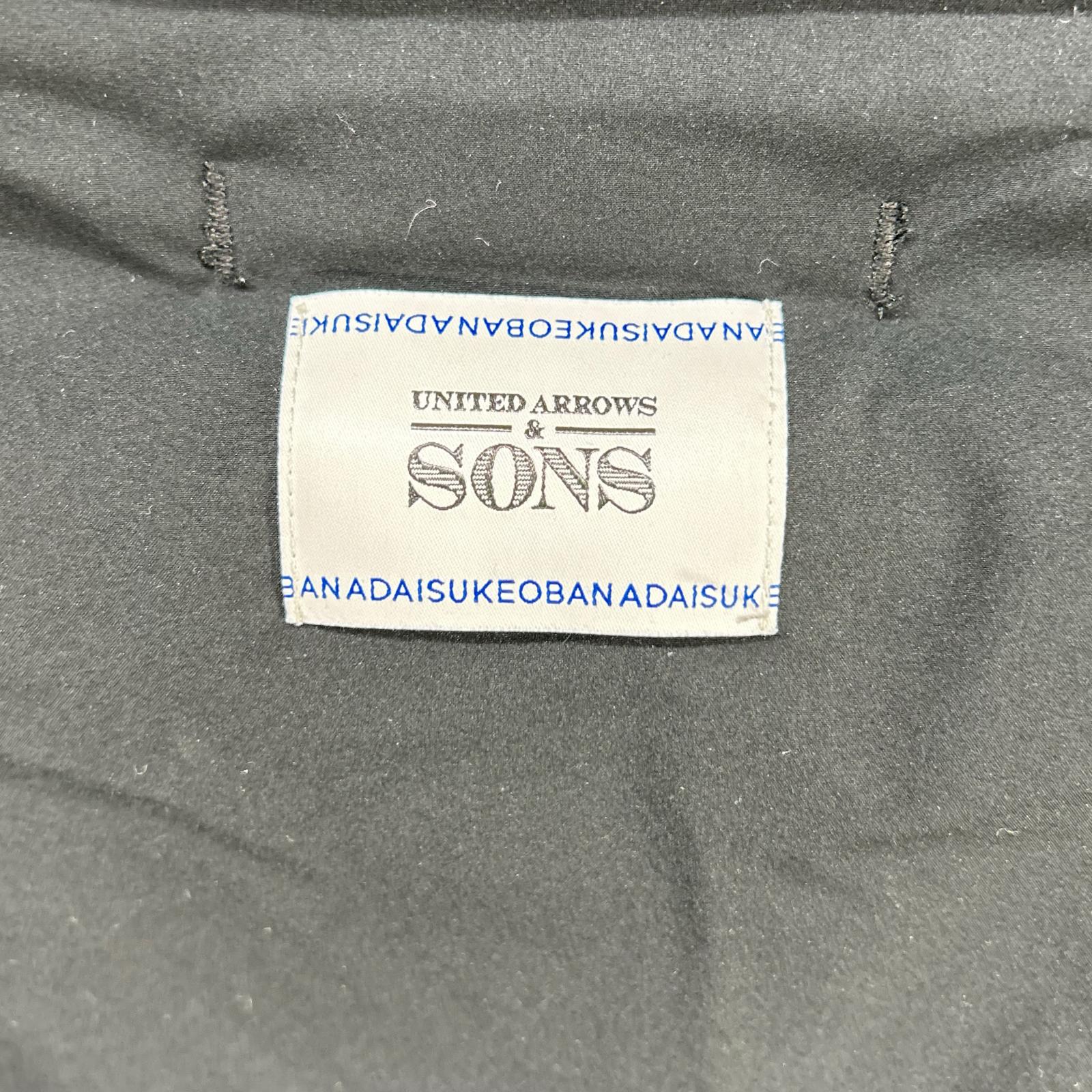 UNITED ARROWS & SONS by DAISUKE OBANA ユナイテッドアローズ アンド サンズバイダイスケオバナ 5525-199-0856 19AW ブラック ダウンジャケット ジャケット