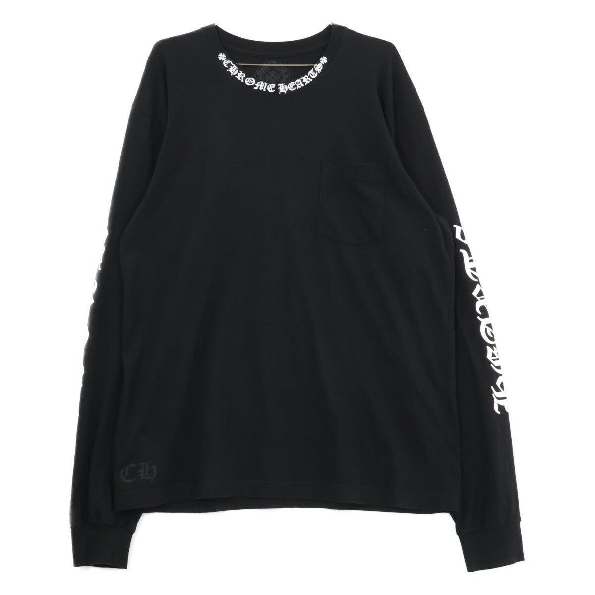 Chrome hearts クロムハーツ 【美品/国内正規】Neck Logo Long Sleeve Tee ネックロゴ ロングスリーブ Tシャツ トップス