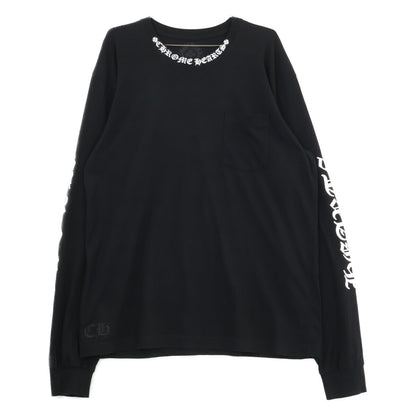 Chrome hearts クロムハーツ 【美品/国内正規】Neck Logo Long Sleeve Tee ネックロゴ ロングスリーブ Tシャツ トップス