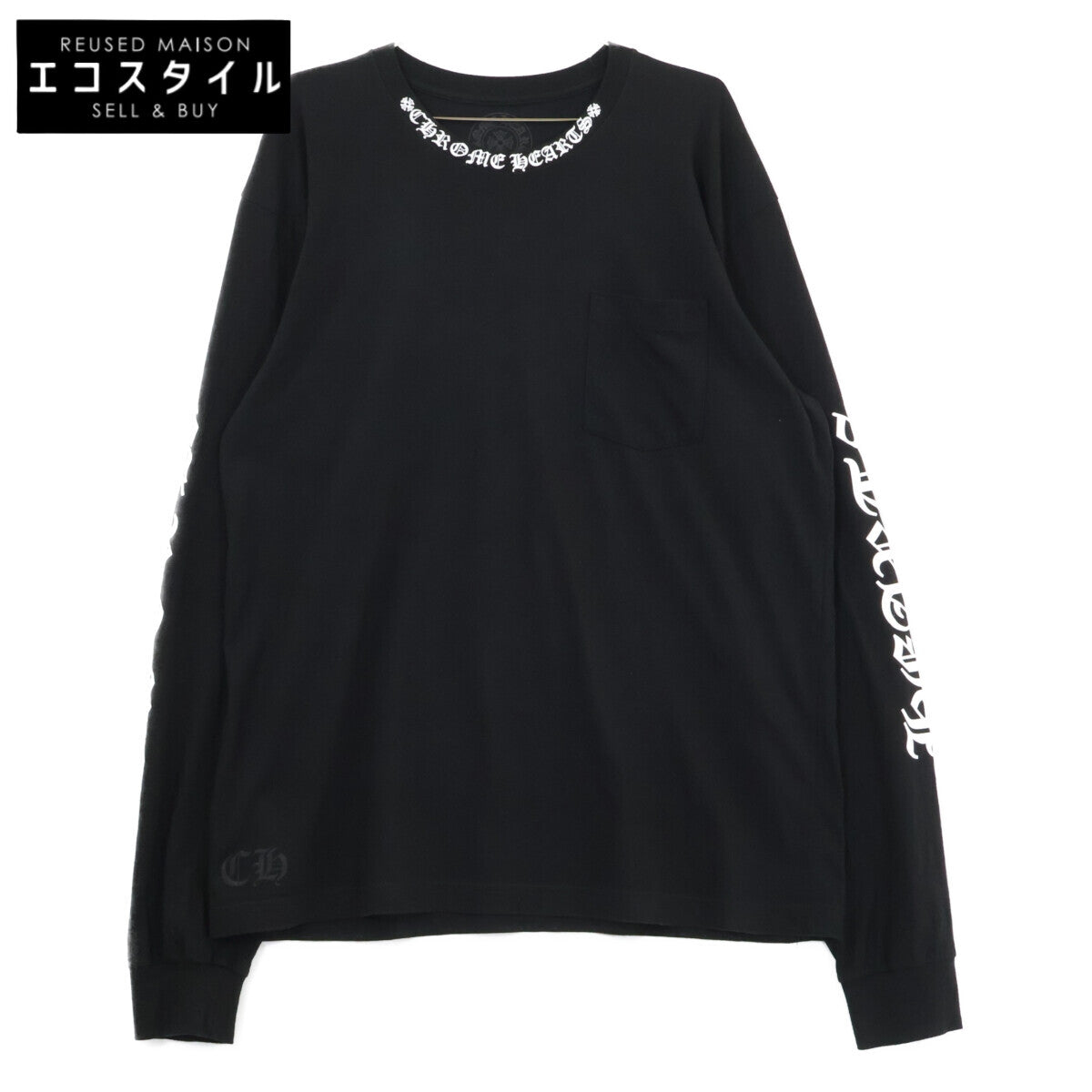 Chrome hearts クロムハーツ 【美品/国内正規】Neck Logo Long Sleeve Tee ネックロゴ ロングスリーブ Tシャツ トップス