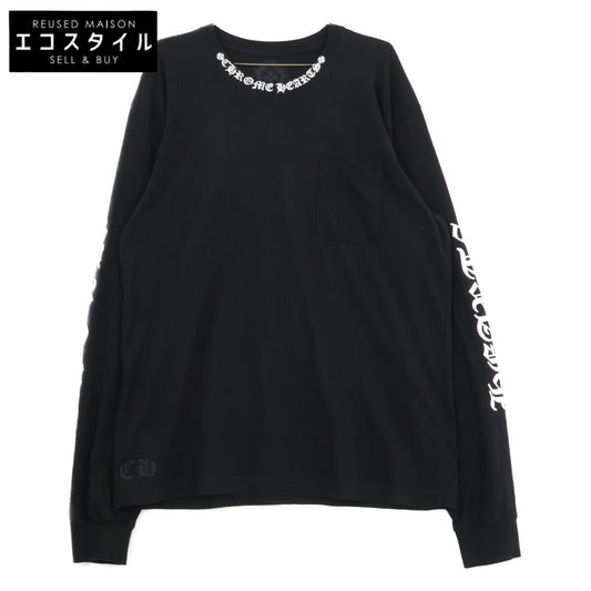Chrome hearts クロムハーツ 【美品/国内正規】Neck Logo Long Sleeve Tee ネックロゴ ロングスリーブ Tシャツ トップス