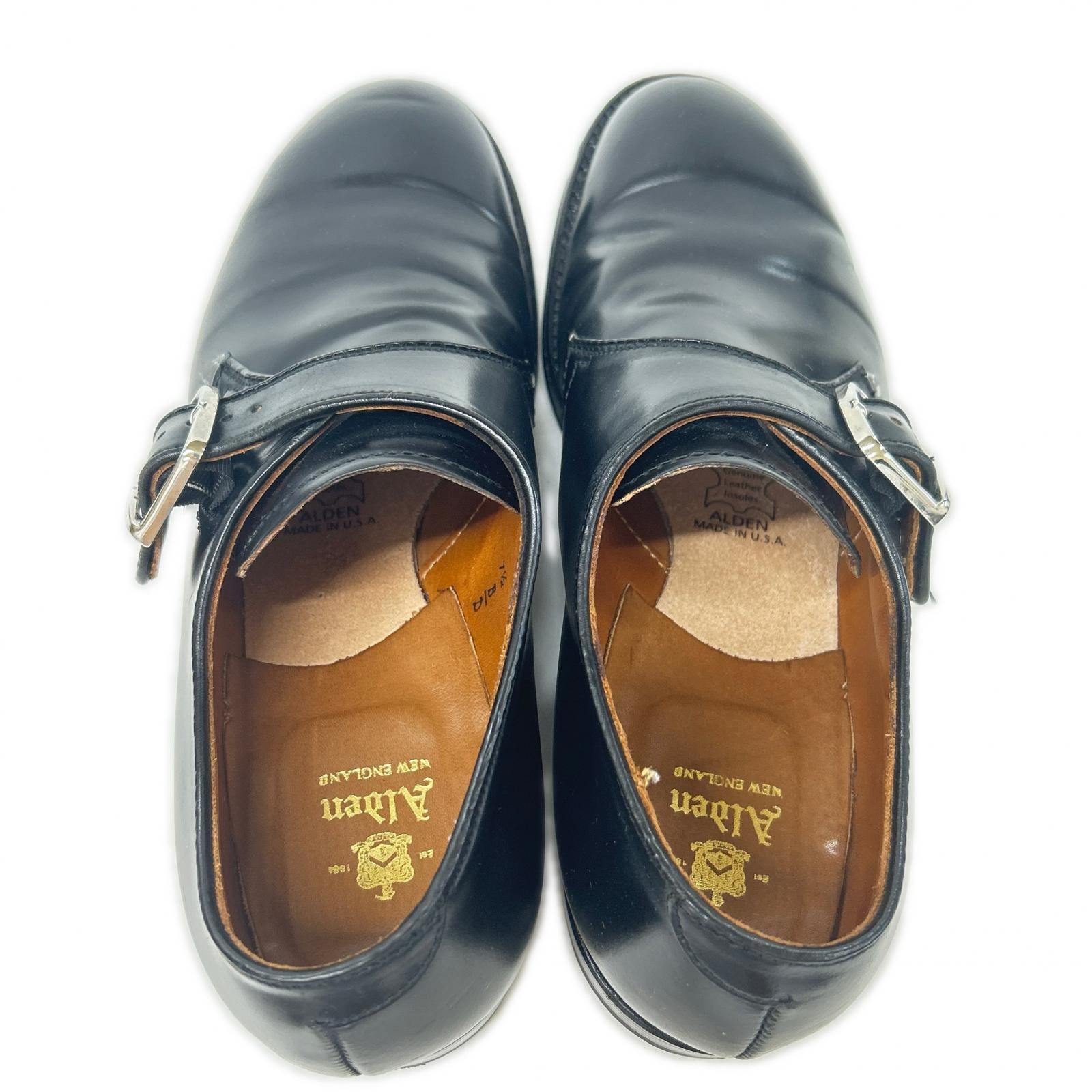 Alden オールデン 1879 コードバン シングルモンクストラップ シューズ シューズ