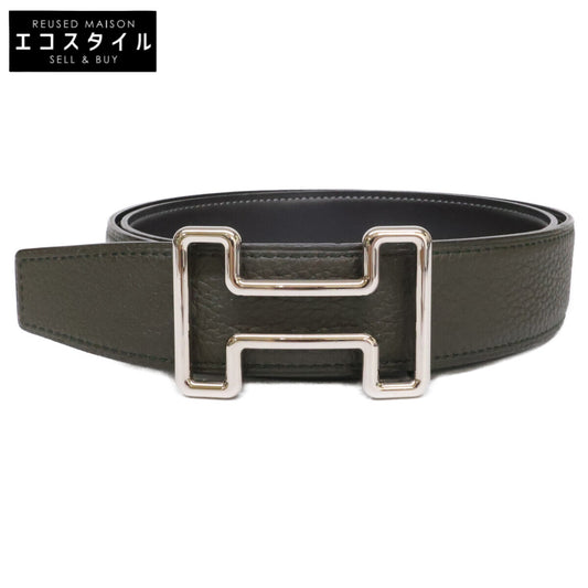 HERMES エルメス トゥナイト Hバックル Y刻印 レザー リバーシブル ベルト