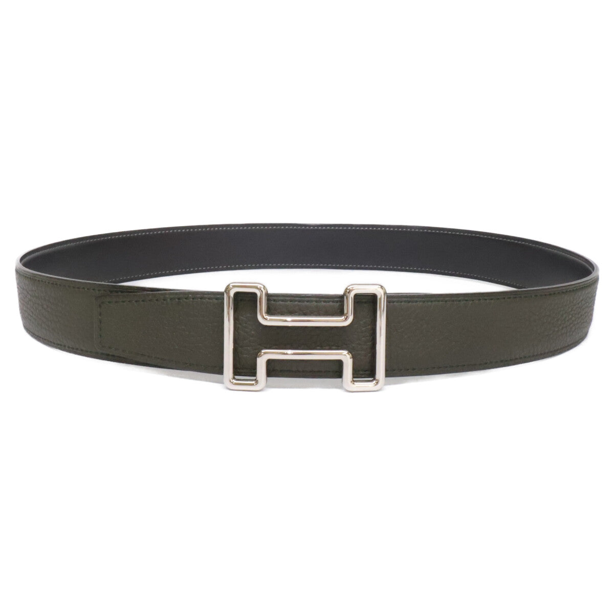 HERMES エルメス トゥナイト Hバックル Y刻印 レザー リバーシブル ベルト