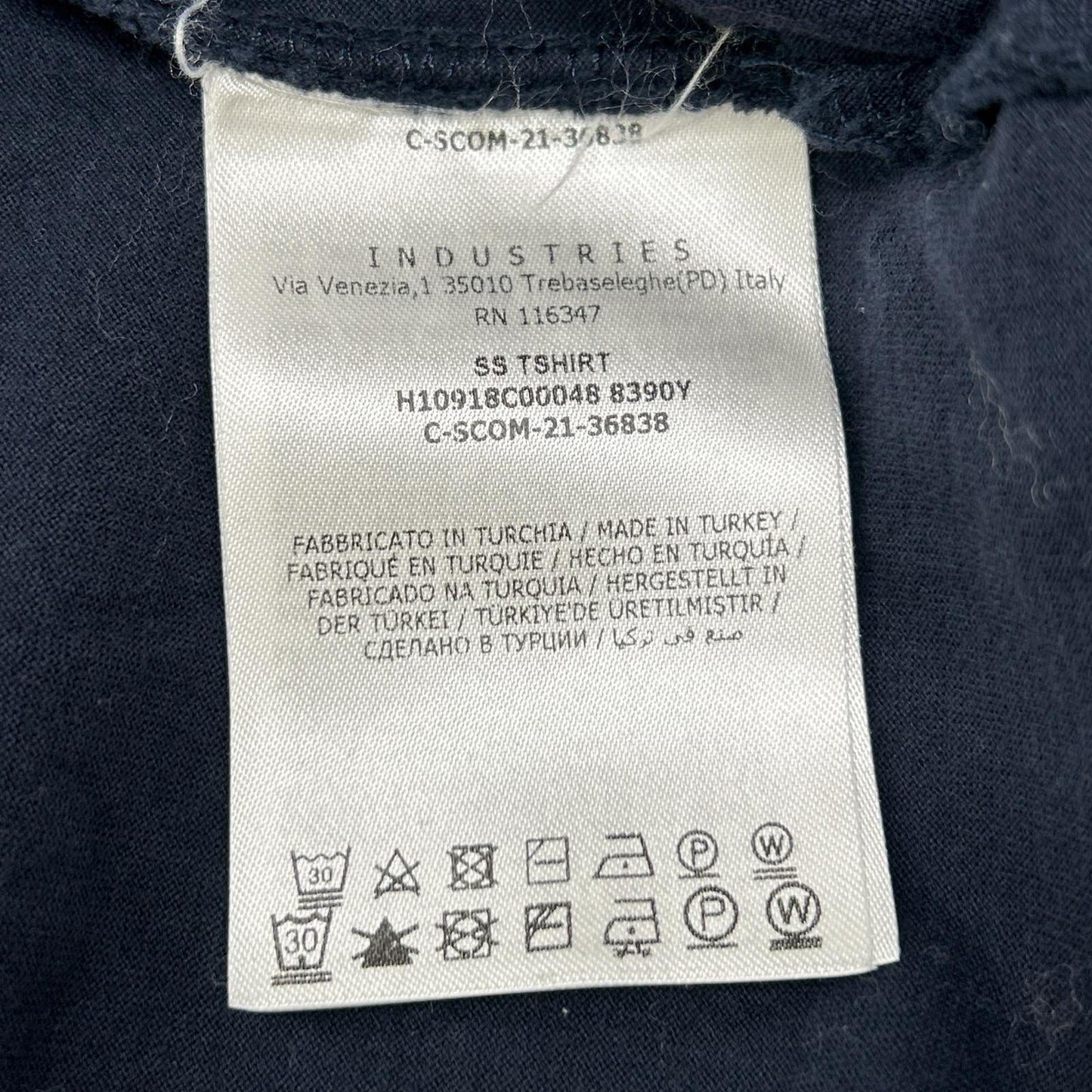 MONCLER モンクレール 21年製 ネイビー S/S Tシャツ トップス