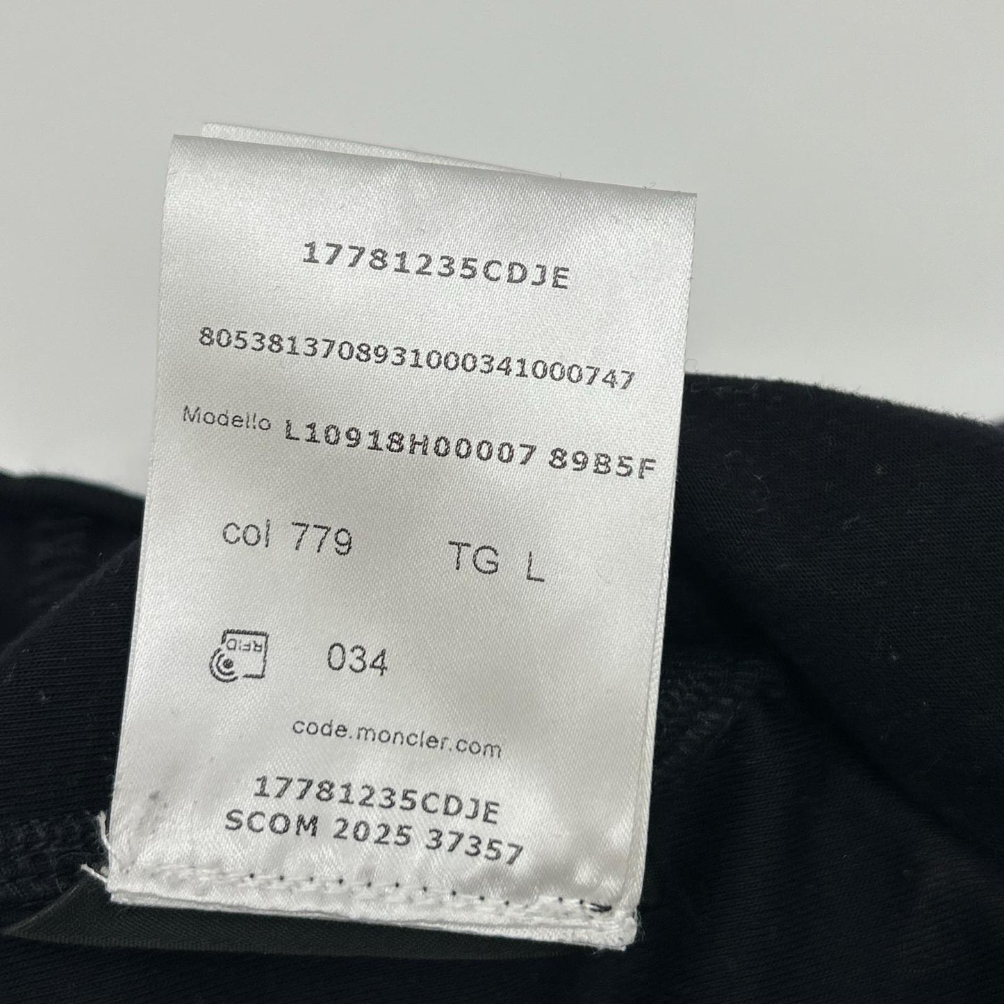 MONCLER モンクレール 25年 ネイビー PANTALONE LUNGO スウェットパンツ ボトムス