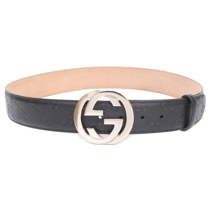 GUCCI グッチ 411924 CWC1N インターロッキングG バックル付 ベルト