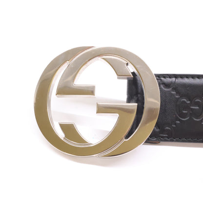 GUCCI グッチ 411924 CWC1N インターロッキングG バックル付 ベルト