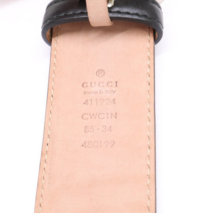 GUCCI グッチ 411924 CWC1N インターロッキングG バックル付 ベルト