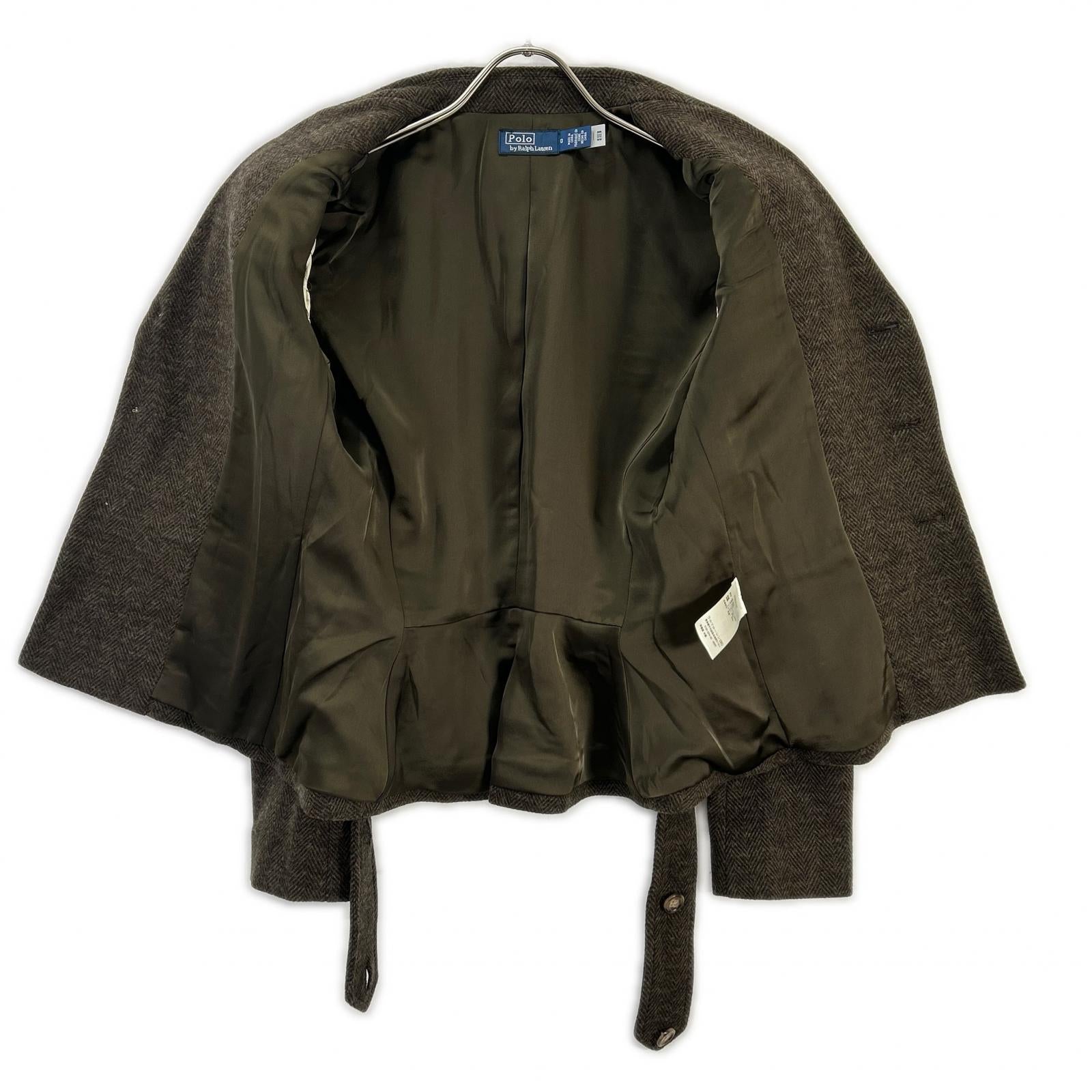 POLO RALPH LAUREN ポロ ラルフローレン ヘリンボーン べルテッドブレザー 211941217001 ジャケット