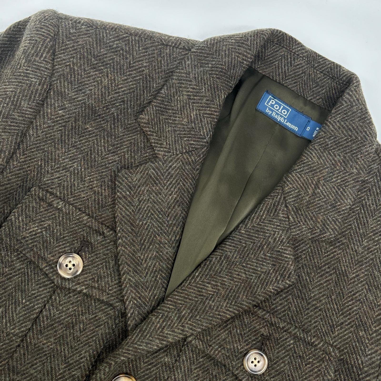 POLO RALPH LAUREN ポロ ラルフローレン ヘリンボーン べルテッドブレザー 211941217001 ジャケット