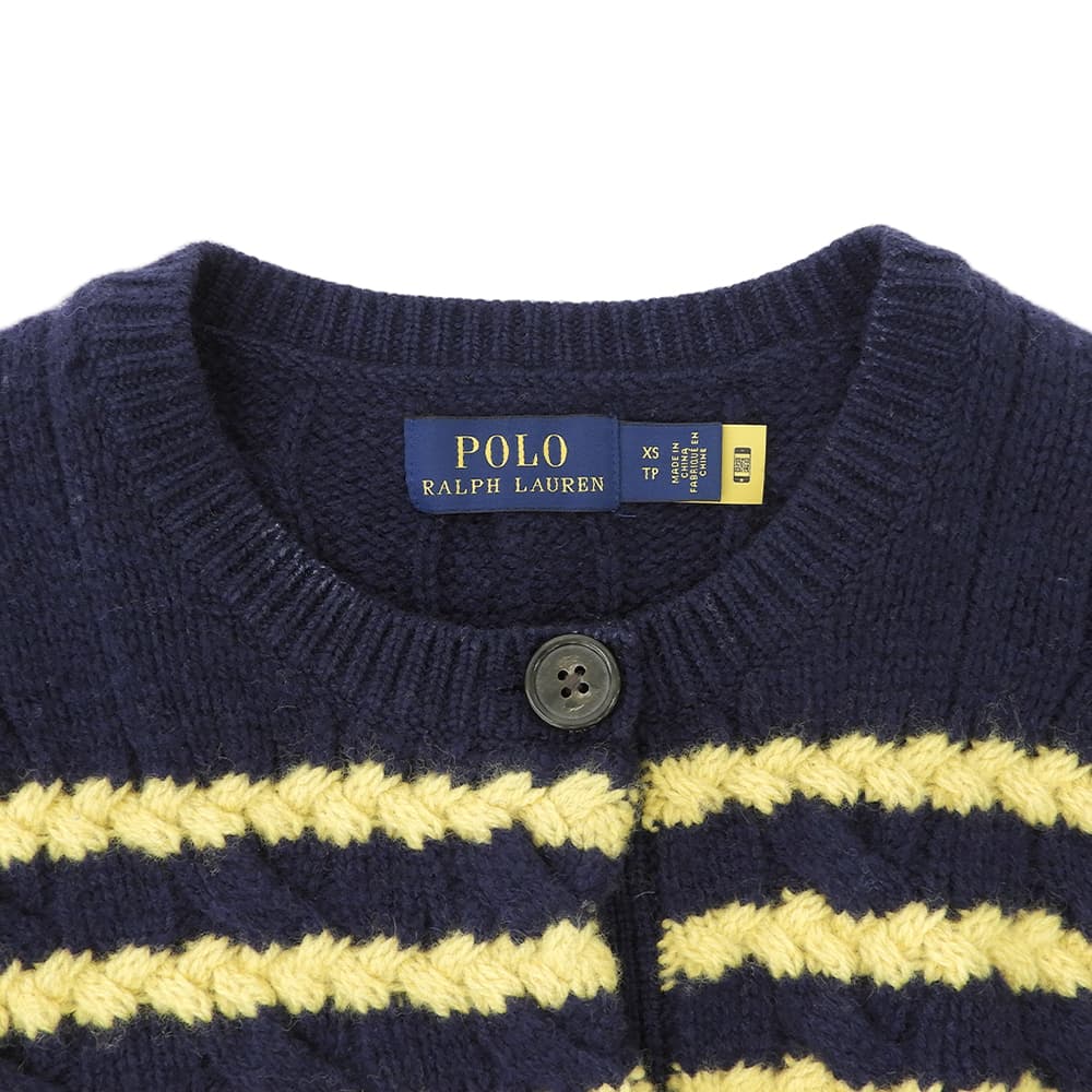 POLObyRalphLauren ポロラルフローレン ウールカシミヤ ケーブルカーディガン トップス レディース マルチカラー XS トップス