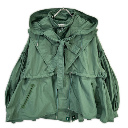MEGMIURA メグミウラ グリーン 4WAY Pin tuck Nylon Short Mountain Jacket ナイロンショートマウンテンジャケット ジャケット
