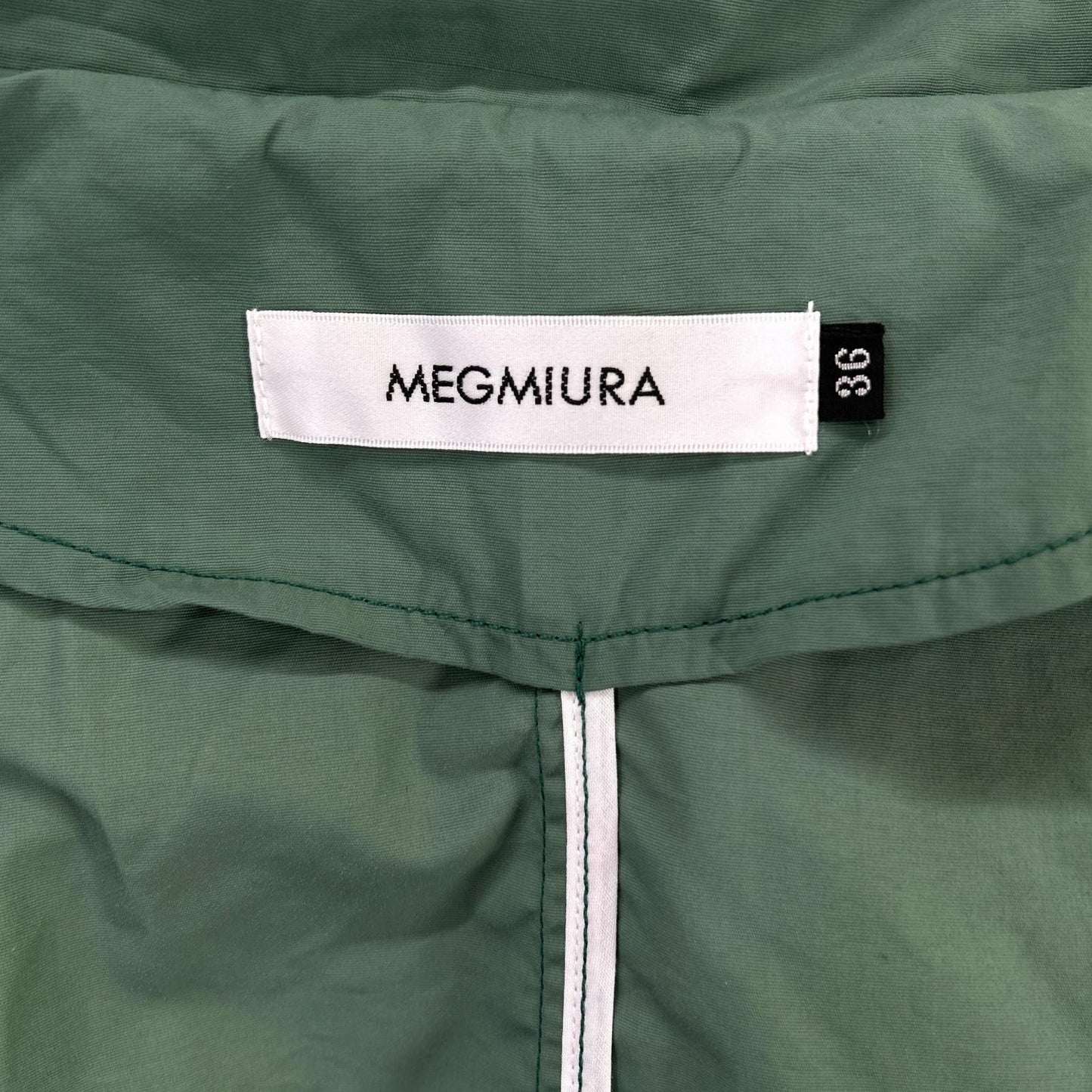 MEGMIURA メグミウラ グリーン 4WAY Pin tuck Nylon Short Mountain Jacket ナイロンショートマウンテンジャケット ジャケット