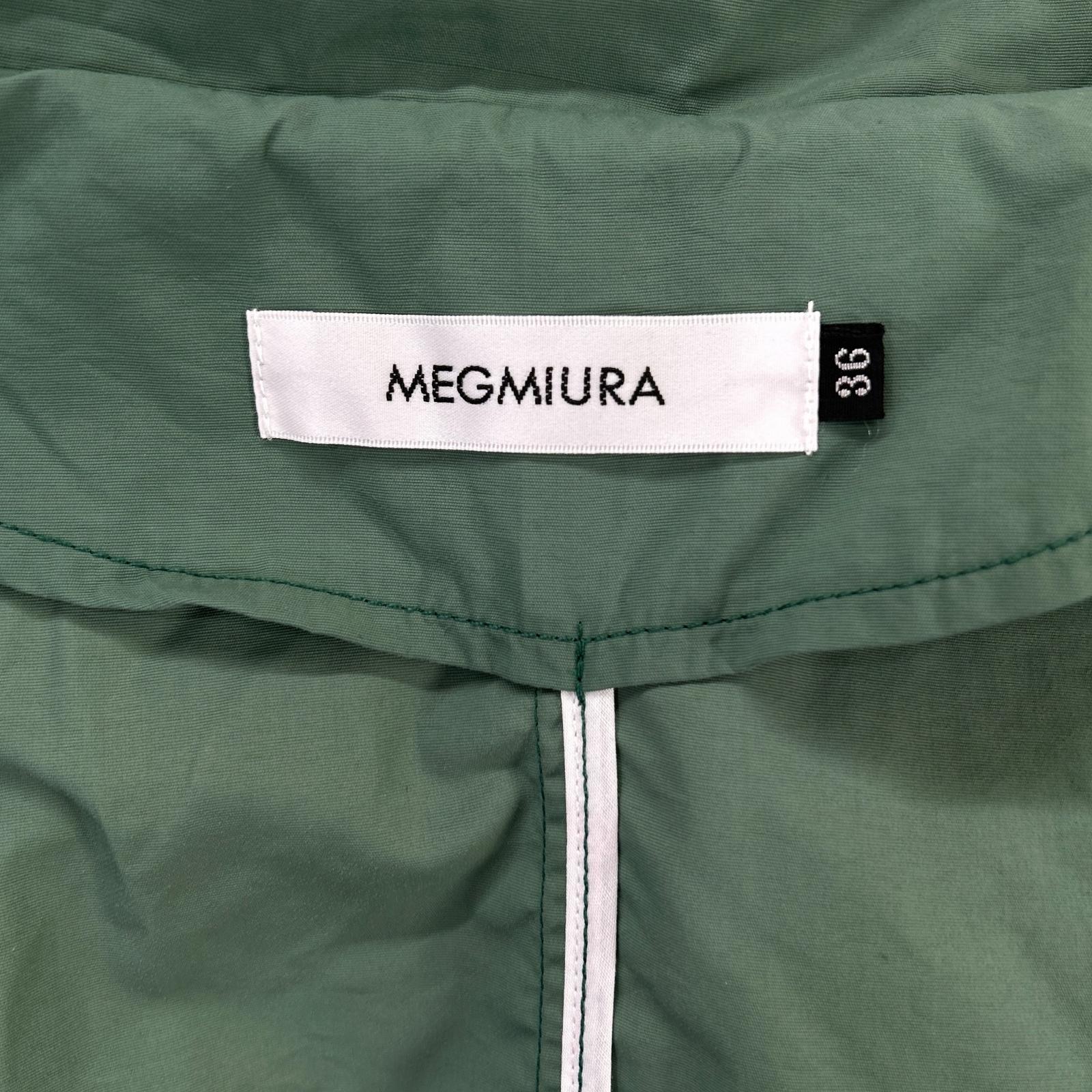 MEGMIURA メグミウラ グリーン 4WAY Pin tuck Nylon Short Mountain Jacket ナイロンショートマウンテンジャケット ジャケット