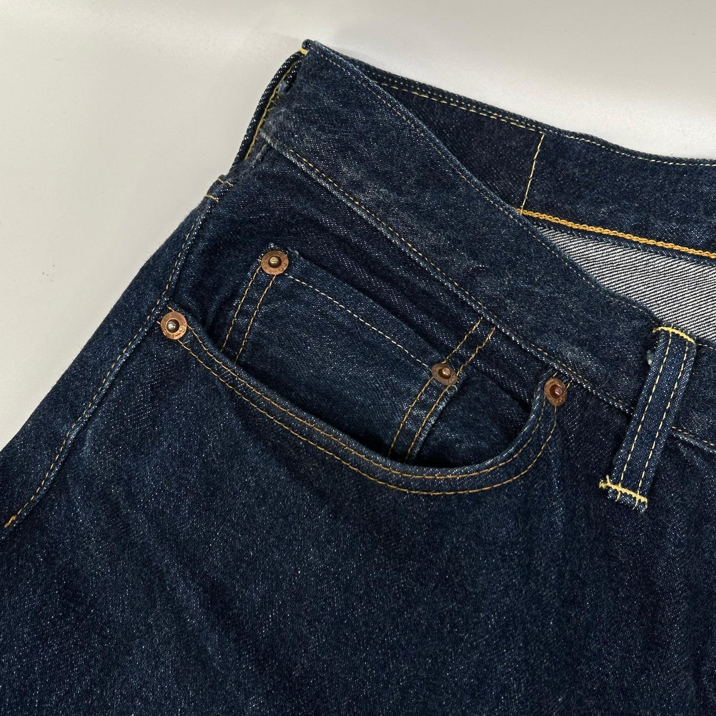 LEVI'S リーバイス LVC　ブルー ストレートデニムパンツ PC9-50154-0091 ボトムス