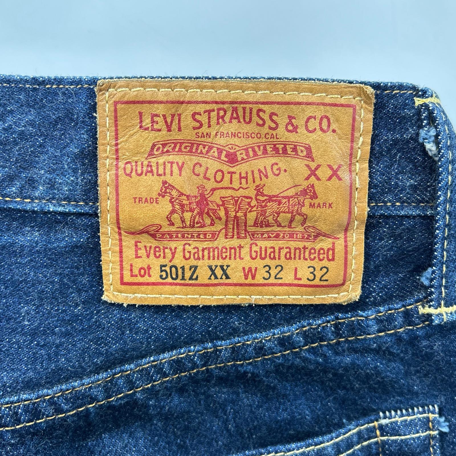 LEVI'S リーバイス LVC　ブルー ストレートデニムパンツ PC9-50154-0091 ボトムス